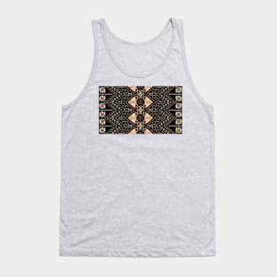 Fijian Tapa Cloth 38 by Hypersphere Tank Top